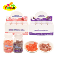 Sugar Coated Gummy Candy Peach Grape Fruit Flavor Soft Candy