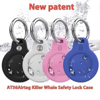 Étui de protection anti-perte de localisation de conception sportive pour Apple AirTag coque étanche modèle Pro avec verrouillage de sécurité étuis pour téléphone portable