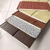 Panneau de bardage métallique isolé 3D gaufré, faible conductivité thermique, étanche, en acier galvanisé, écologique, pour entrepôts et hôtels