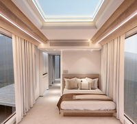 Tiny House 2 Chambres, Maison Préfabriquée à Châssis Acier, Alimentée à l'Énergie Solaire, Capsule Spatiale Mobile, Produit Tendance 2026