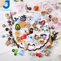 Hot Selling Mix Baby Fopspeen Ketting Sieraden Accessoires Tandjes Losse Focale Siliconen Dieren Kralen Voor Pennen