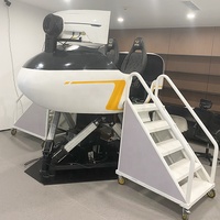 Plateforme de mouvement pour simulateur de vol 6DOF, 2000 kg, plateforme servo électrique haute précision pour la simulation de cockpit de formation au vol