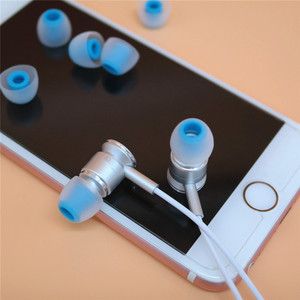 ปลายหูฟังซิลิโคน 4.0 มม. สีฟ้าด้านในโปร่งใสด้านนอกขนาดกลางสำหรับหูฟัง MP3 - Product Image 3