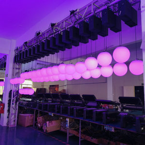 Boule lumineuse cinétique à LED avec matrice couleur et contrôle DMX pour scène, boîte de nuit, hôtel, restaurant - Product Image 1