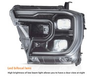 Faro LED de Alta Luminosidad para Ford Ranger T9 2022+, Lámpara Proyectora con Señal Secuencial, Solución para la Visión Nocturna, Venta al Por Mayor