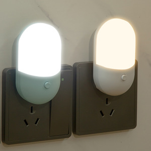 Mini lámpara LED de noche de doble color, con enchufe, de bajo consumo, para alimentación nocturna - Product Image 3