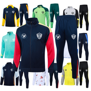 Giacca da calcio giacca da uomo a manica lunga giacca da uomo con cerniera sportiva da corsa per allenamento da calcio maschile - Product Image 1
