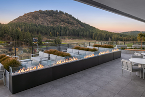 Brasero de Metal para Exteriores, Calentador de Jardín a Propano, Brasero Grande de Gas, Brasero de Acero Corten - Product Image 3