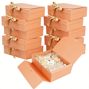 Foldable Customized Shape Recycled Kraft Paper Bridesmaid Wedding Favour Candle Gift Boxes Ribbon Baby Shower <strong>Groomsmen</strong> <strong>Proposal</strong> - Product Image 4