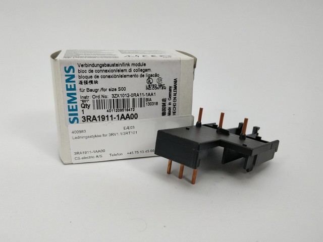 Original Brand New 3RA19111AA00 Connection modules 4 pieces For PLC