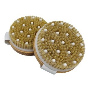 Brosse <span class=keywords><strong>de</strong></span> <span class=keywords><strong>bain</strong></span> en bois, brosse pour le corps humide et sec, brosse exfoliante, gommage corporelle - Product Image 1