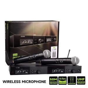 SLXD24D B58 SLX D 2-kanaals SM 58 Beta58 Professioneel UHF Draadloos Microfoonsysteem voor Kerk School SLXD4 - Product Image 6