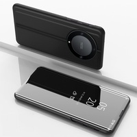 Étui à clapet miroir transparent intelligent avec électrodéposition pour Honor X9A X8 HUAWEI Nova 9 8 8i Magic 5 4 LITE 4G pour Huawei P SMART 2021