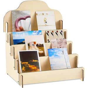 Espositore da banco personalizzato su più livelli per vendita al dettaglio di oggetti artigianali da esposizione da fiera del mercato degli agricoltori espositore <span class=keywords><strong>in</strong></span> <span class=keywords><strong>legno</strong></span> - Product Image 4