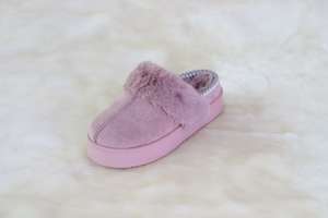 <span class=keywords><strong>Bottes</strong></span> <span class=keywords><strong>de</strong></span> neige en daim rose à plateforme, confortables et tendance, pour un usage quotidien, avec doublure en fourrure - Product Image 2