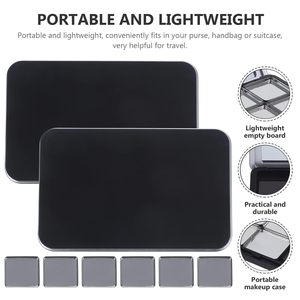 Tùy Chỉnh <span class=keywords><strong>DIY</strong></span> Trang Điểm Palette Cổ Matte Từ Eyeshadow Blush Đường Viền Bột Nhỏ Gọn Đa-Màu Sắc Mỹ Phẩm Dập - Product Image 5