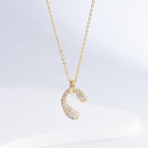 Collar personalizado de plata 925 con cruz de circonita, chapado en oro de 18k, estilo hip hop, con colgante de nudo de perla de agua dulce. - Product Image 4