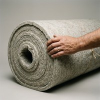 Rouleau de feutre de laine industriel aiguilleté écologique en gros, 80-500 g/m², épaisseur, largeur, longueur et couleur personnalisables, sur commande