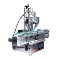 Petite machine de remplissage de yaourt au miel entièrement automatique Colle d'huile comestible visqueuse de pâte de sésame pour remplissage liquide à usage unique