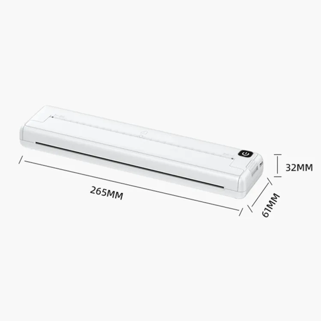 Wholesale Wireless A4 Thermal Printer 200DPI Pocket Photo Document Printer Memo Wrong Question Inkless Thermal Printer
