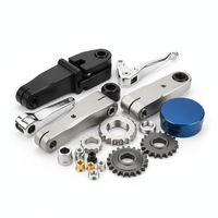 Accessoires de vélo électrique pliables usinés CNC de haute précision, composants de vélo électrique en alliage d'aluminium personnalisés pour la vente en gros B2B