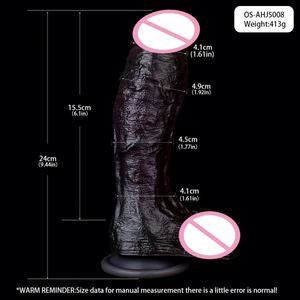 Wholesale Realistic Giant Penis Skin Feeling Real Men <b>Dildo</b> Soft Silicone Adult Vagina Anal Strap on Female Sex Toys for Women - Product Image 6
