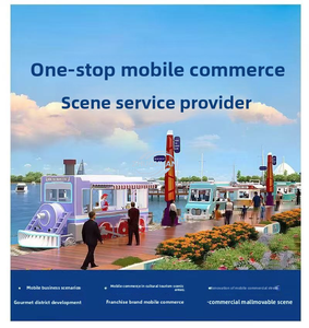 Remorque de cuisine mobile à structure épaissie antirouille, entièrement équipée pour café, pizza, corn dog, avec système de nettoyage et d'évacuation des eaux usées indépendant - Product Image 3