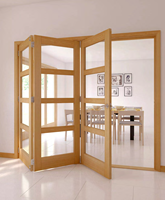 Offre Spéciale porte pliante porte intérieure en bois fournisseur supérieur villa de luxe portes de chambre conception personnalisée de haute qualité