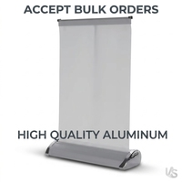 Support de bannière déroulante de table en aluminium léger de haute qualité pour la vente en gros