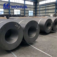 Electrodo de Grafito MoHua UHP de 500 mm, Longitud de 2700 mm, Bajo Coeficiente de Expansión Térmica, Resistencia a la Flexión de 12 Mpa para un EAF Estable