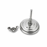 Termometer Panggangan BBQ Stainless Steel 2 inci / 52mm untuk Panggangan Arang, Panggangan Barbeque, dan Panggangan Tempat Panggang
