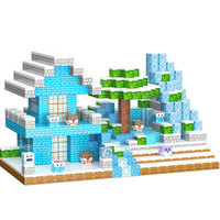 Bloques de Construcción Magnéticos, Cubos Apilables, Juego de Construcción de un Mundo Forestal, Juguetes Educativos STEM, Sensoriales en 3D, Certificados EN71 para Niños