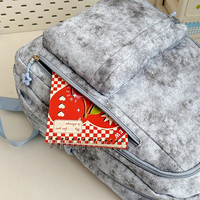 Sac à dos imperméable tendance grande capacité motif étoiles galaxie léger multi-poches durable pour adolescentes et étudiantes