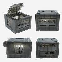 Pour Nintend Gamecube coque de remplacement NGC Transparent noir Gamecube étui NGC Shell Console coque accessoires