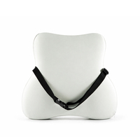 Coussin de siège lombaire ergonomique chauffant pour correction de posture, en mousse à mémoire de forme, lavable, couleur personnalisable pour bureau et maison