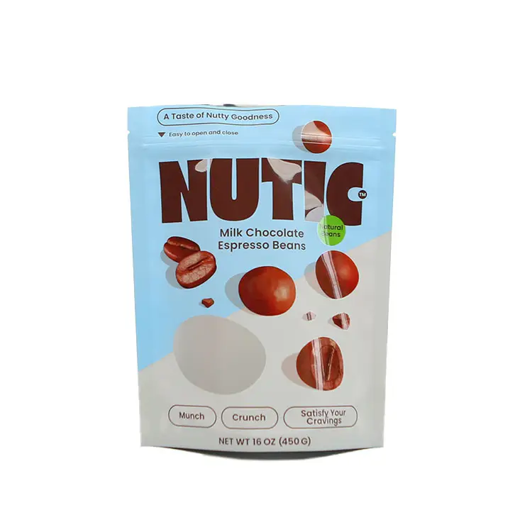 Eco Friendly Biodegradable Custom Zipper Food Candy Seasoning Spice Nut Pouch Standup Pouch Packaging