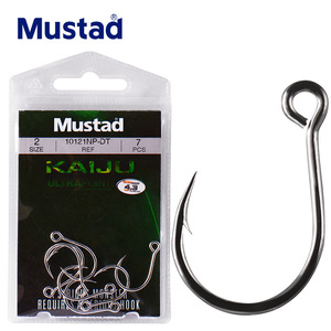 Musta Small Sea Monster Hameçon simple n° 8 en acier inoxydable pour la pêche en eau salée - Product Image 3