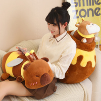 Poupée abeille en peluche Capybara poupée Shiba Inu mignon pot de miel Rag Doll fille