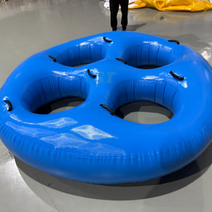 Divertido Juego Inflable de Carreras al Aire Libre, Juego Inflable de Trabajo en Equipo para 4 Personas, Juego de Desafío de Correr Juntos - Product Image 4