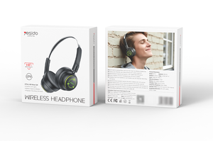 سماعة رأس لاسلكية Yesido BT5.4 مع إضاءة ملونة، مكالمات عالية الجودة، صوت HIFI، سماعة أذن لاسلكية BT طراز EP15 - Product Image 6