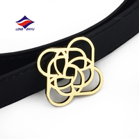 Longzhiyu, fabricant depuis 20 ans, fabrication sur mesure de boucles de ceinture en alliage de zinc antique doré, boucles de ceinture rétro décontractées avec logo