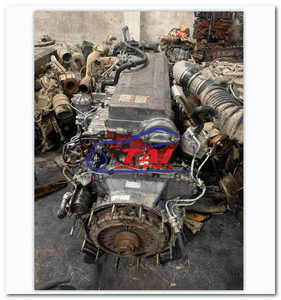 Moteur diesel E13C d'origine utilisé pour la boîte de vitesses du camion mélangeur Hino E13CT, construction en acier, turbocompressé, refroidi par intercooler, haute qualité - Product Image 2