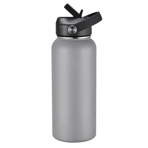 新款定制标志双壁粉末涂膜瓶不锈钢保温瓶保持饮料冷热