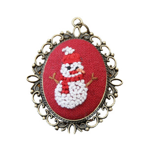 Jin Hao bordado hecho a mano DIY Material para mujer suéter antiguo cadena tela flor Lu bordado Kits tela textil artesanías - Product Image 2