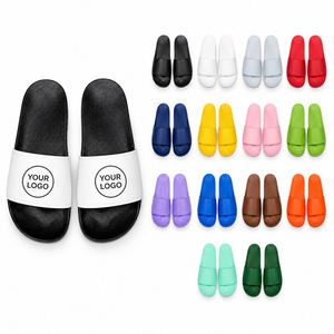 Wholesale Custom Brand Logo Printed <b>Slides</b> <b>Slides</b> <b>Waterproof</b> Bathroom Slipper Corporate Promotional Gift Hotel Sandal - Product Image 1