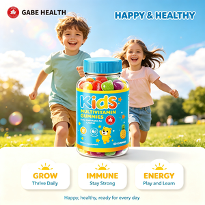 Gomitas Multivitamínicas para Niños de Marca Privada OEM, 60 Unidades, Vitaminas A, B, C, D, E, Zinc, Refuerzo Inmunológico, Crecimiento, Pectina, Sin Gluten, Personalizadas - Product Image 2
