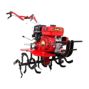 Small Four Wheel Drive Diesel Plow Machine Cultivator Multifunctional Micro Tiller