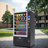 Distributeur automatique de boissons et de snacks TCN 24/7 pour l'extérieur avec reconnaissance d'âge, distributeur intelligent de boissons combinées pour le marché allemand et européen