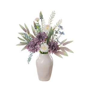 Bouquet de fleurs artificielles Tinglan à suspendre au mur, décoration de mariage CF02148 - Product Image 5