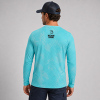 Chemises de pêche à manches longues, protection solaire UPF UV, séchage rapide, vêtements de pêche personnalisés par sublimation